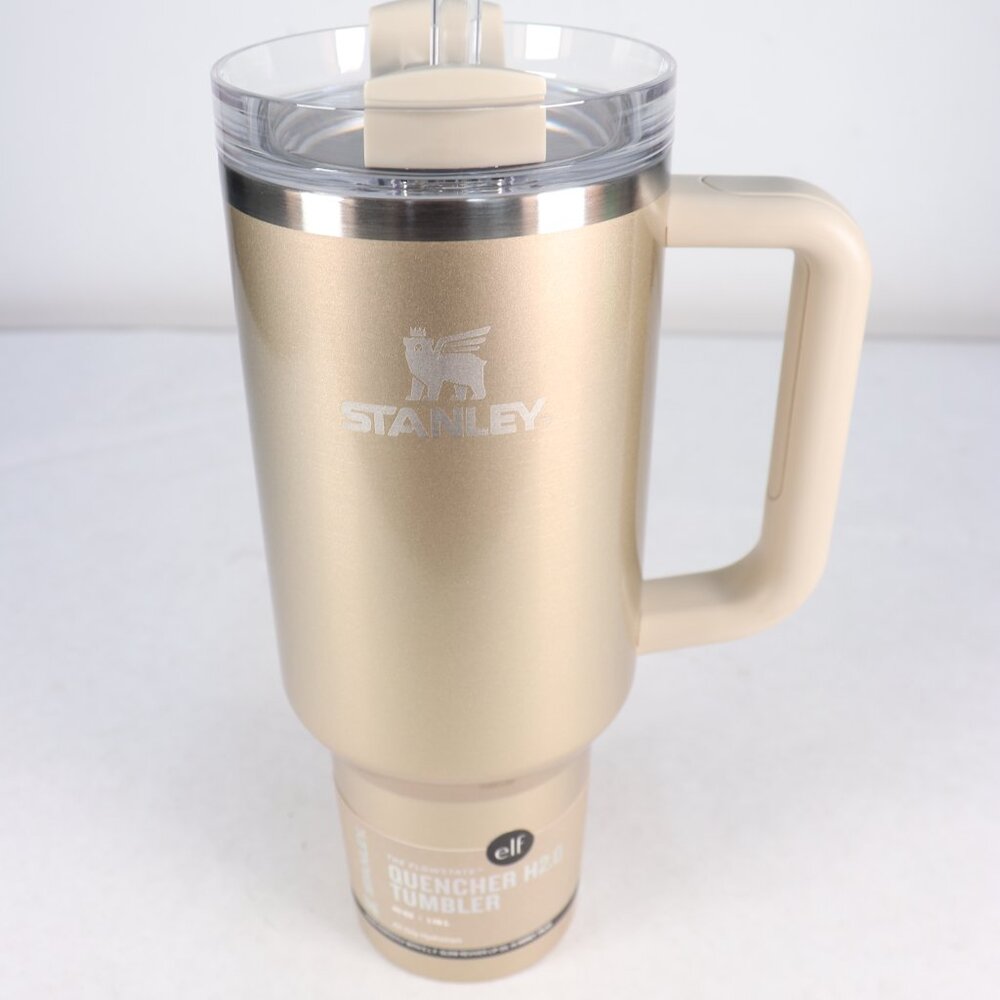 Stanley x e.l.f. 40 oz Stainless H2.0 FlowState Quencher Tumbler Honey Talks